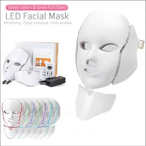 Машинка для татуировки 7 цветов lumineux LED маска p othrapie de soin la peau anti acn машина Visage Cou Beaut 231211