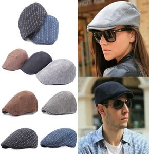 Newsboy Gatsby Cap Mens Ivy Hat Golf Driving Flat Cabbie Beret Driver Hat Warm1754133