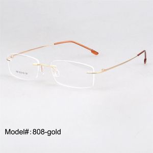Occhiali da vista con montatura incernierata senza montatura intera e occhiali da vista in titanio con memoria311I
