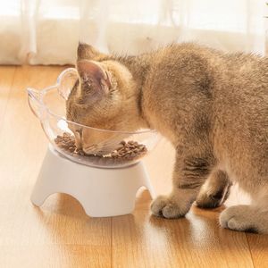 New Non-Slip Double Cat Bowl Dog Bowl With Stand Pet Feeding Cat Water Bowl For Cats Pet Food Bowls For Dogs Feeder Product Supplies