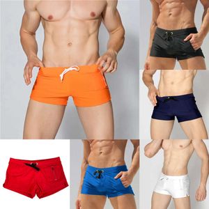 New Men 's Swimwear 남자 수영 반바지 해변 반바지 짧은 대형 크기 섹시한 세련되고 내구성이 뛰어난 몸 모양 통기성과 빠른 건조