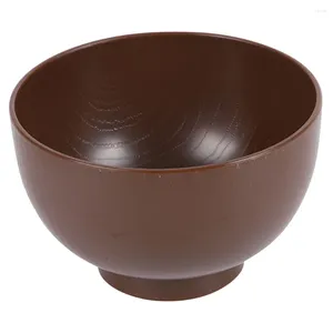 Bowls Small Soup Bowl Traditional Japanese Container Convenient Rice Wood Grain Plastic Containers For