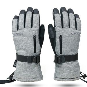 Sports Gloves COPOZZ Unisex Ski 30 Degree Snowboard Mittens Touchscreen Snowmobile Motor Waterproof Thermal Snow 231212