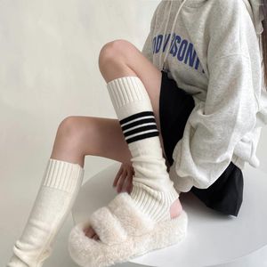 Frauen Socken JK Lolita Mädchen Kawaii Lange Strümpfe Japanische Mode Herbst Winter Warme Gestrickte Fuß Abdeckung Knie