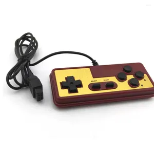 Spelkontroller 10 PC: s japanska konsol Gamepad 8-bitars stil 9-stifts plugska kabel med Turbo A B-knappkontroll för N-E-S F-C Joystick-handtag