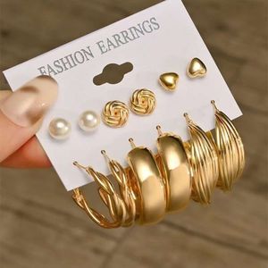 High quality pure silver earrings, female designer earrings, rhinestones, gold earrings, women's parties, wedding hats wholesale, six pairs of earrings, one set