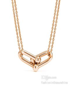 Diamond Necklace Choker Mens smycken män kedja halsband kvinnor guld platina rosependant 40-45 cm uttalande locket silver fjäril present hästsko 6 option8381105