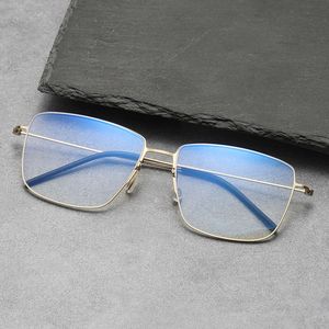 Linde 5508 Skruvfri spegelram Liu Haoran Samma stil Ultraljus Optiska glasögon kan paras med myopia män och kvinnor