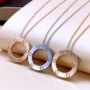 Beautiful Pendant Necklaces Fashion Designer Jewelry High Quality 316L Stainless Steel Women Jewelry273v