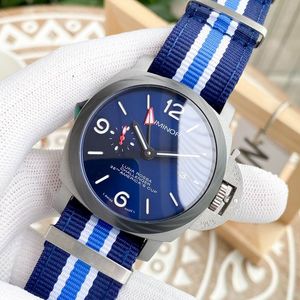 5A Penara Relógio Luminor Luna Rossa BiTempo Navy Seals Flyback Relógio de pulso automático com desconto Relógios de grife para homens e mulheres Relógio de pulso Fendave 23.10.23