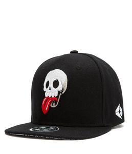 Bola Caps Hip Hop Snap Back Cap Adolescentes Fechamento Ajustável Flat Brim Jovens Mens Verão Crânio Baseball Hat7039142