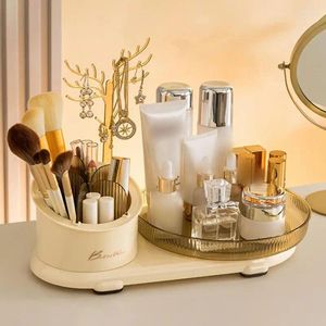 Storage Boxes Kitchen Organizer Eyebrow Pencil Rack Household And Collection Tools Rotating Simple Beautiful