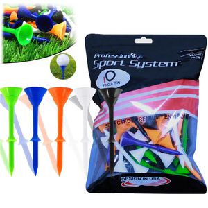Golf Tees 100 Pcs Unbreakable Upgrade Reusable Golf Plastic Tees 8m Big Cup Reduce Friction Side Spin Bulk for Men Women 231212