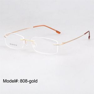 Occhiali da vista con montatura incernierata senza montatura intera e occhiali da vista in titanio con memoria182D