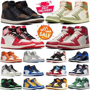 nike air jordan 1 retro 1s travis scotts 1 1s scarpe da basket per uomo donna scarpe da ginnastica firmat sneakers sportive da uomo all'aperto