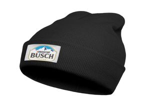 Fashion Busch Light Logo Winter Warm Beanie Hats vintage Beer logo In Case Of Accident My Blood Type Is light Distressed red white5019904