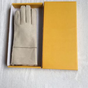 High Quality Ladies Fashion Casual men Gloves Leather Thermal Women's wool glove in variety of colors306x