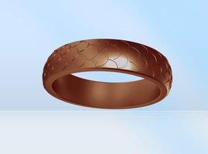 8 pacote 2020 mais novo estilo escala de peixe anéis de borracha de silicone 8 cores grupo bandas de casamento de silicone men039s esporte silicone vip ring1661555