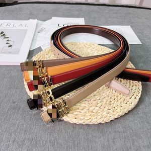 Luxury Designer Belt for Women 2.3 width smooth buckle belt Fashion casual All-in-one belt Denim belt