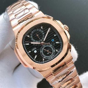 40mm relógios de luxo masculino edição limitada aço 316l movimento automático relógio alta exibição hd 5711 relógio de pulso masculino280l