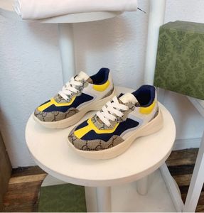 Klobige Kinderschuhe, Outdoor-Turnschuhe für große Kinder, Mädchen-Jungen-Druck, Designer-Luxusmarke, Vintage-Papa-Schuhe, atmungsaktive modische Laufschuhe, 26–35 CSG2312129-15