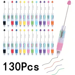 130Pcs DIY Beaded Pens For Wedding Party Favors Guest Gift Pen Birthday Christmas Decor Home Souvenirs Guests