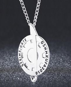 Pendant Necklaces Game Steins Gate Badge Necklace Amadeus Makise Kurisu Labmen The Fate Of Stone OSHMKUFA Jewelry Gift4599621