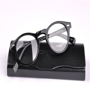 Top quality Brand Oliver people round clear glasses frame women OV 5186 eyes gafas with original case OV5186264s