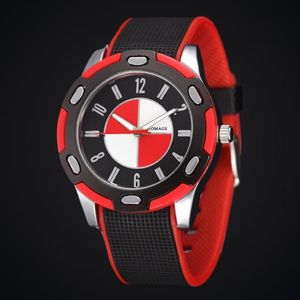 Armbandsur modesportkvinnor klocka mäns silikon klockor militär avslappnad kvarts klocka droppe montre homme286q