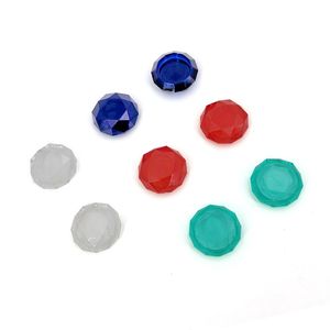 Transparente 3D Diamante Corte Analógico Joystick Cap Thumb Stick Cover para PS4 Controlador Sem Fio Acrílico Cristal Thumb Grip Alta Qualidade NAVIO RÁPIDO