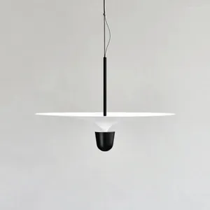 Pendant Lamps Creative Flying Saucer Water Drops Metal Acrylic Light Bedroom Bedside El Restaurant Decorative Lighting