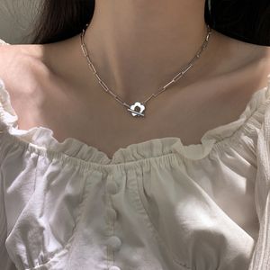 Strängar strängar Dinh van France Fashion Pop Jewelry S Sterling Sier Handcuffs Pendant Necklace Women Menottes Wholesale