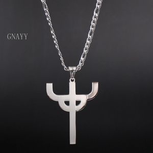 jewelry 32 42mm size Gothic Punk Judas Priest Necklace Stainless Steel Men's Favorite Pendant merch logo symbol Char215n