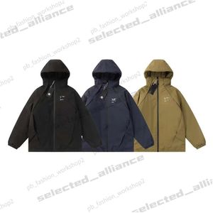 Kurtka łukowa Tech Minimalistyczne zamek błyskawiczne kurtki Wysoka jakość Lekka waga wiatrówka płaszcz zewnętrzny Gore-Texpro Down Jacket 912 176