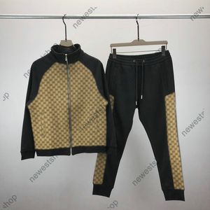 Designer mens tracksuits carta de luxo impressão zíper streetwear blusão treino masculino casaco montagem terno estilo sportsuit ternos esportivos