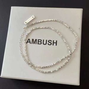 Ambush Necklace Jewelry Ambush S999 Sterling Silverチップスプライシングダンディバレンタインデーギフトウェーブチェーン