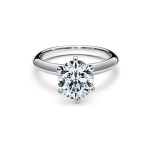 Moda diamante jóias amor anel romântico tiffanines feminino designer sênior letras masculinas e femininas vários estilos de luxo clássico anel presentes