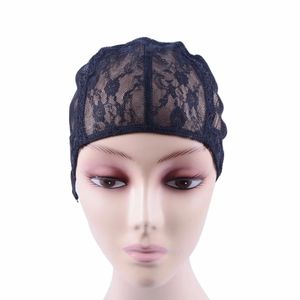 Wig Caps 10 Pcs/Lot Double Lace Wig Caps For Making Wigs And Hair Weaving Stretch Adjustable Wig Cap Black Dome Cap For Wig Hair Net 231211