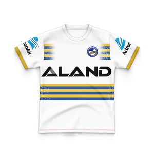 2023 2024 Kids Rugby Jersey 23 24 Parramatta Eels Jersey Boys Girls Home Away في الهواء الطلق Jersey Kids T