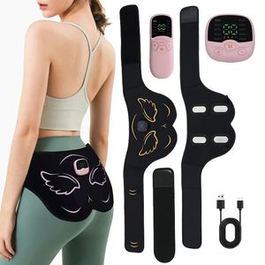 Portable Slim Equipment Electric Butt Muscle Stimulator EMS Hips Trainer USB Rechargable Buttocks Lifting Toner Lose Weight Burning Fat Fitness 231211