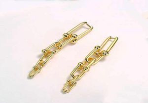 Luxury Designer Chain Earrings Studs Classic Fashion Stud 925 silver needle Top Party Gift9711931