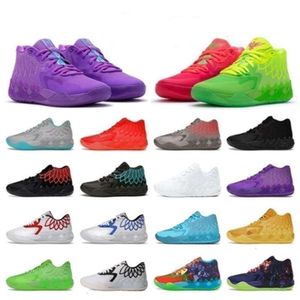 Sapatos casuais de alta qualidade Lamelo Ball 1 Mb.01 tênis de basquete Rock Ridge Red não daqui Lo Ufo Blast