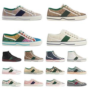 Mężczyźni kobiety Tennis 1977 buty desginer High Top Sneakers Canvas Luxurys Designer Buty dżinsowe gumowe haftowane przez vintage trenerzy platformy