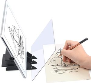 Uaktualnij optyczną deskę do rysowania szkic szkic szkicowanie szkicowanie narzędzia do nauki śledzenia tablicy malowania Zestaw szkicowania artefaktów dla dzieci i początkujących
