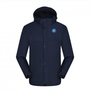 Karlsruher SC Herrenjacke Freizeit-Reisejacke Outdoor-Bergsteigerjacke Wasserdicht Warme Sport-Frühlingsausflugsjacke Herren und Damen