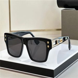 occhiali da sole moda GRANDS-7 uomo retrò yewear pop stile generoso montatura quadrata lente UV 400 Occhiali di fascia alta in raffinato acetato e m2573