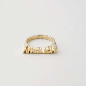 ambush rings Japanese AMBUSH NAMEPLATE RING Letter Ring