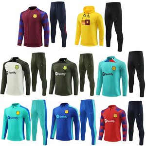 23 24 Barcelona Tracksuit Barca Set Training Anzug 2023 2024 Männer- und Kinder -Trails -Anlauf