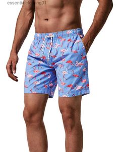Shorts masculinos de roupas de banho masculinas Flamingo 3D Surfing Board Short Kids Beach Men Trunks Masculina Satimsuit Sports Pants Briefs Boy L231212