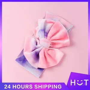 Haarschmuck Baby Blumen Bögen Stirnband Waffelstoff Mädchen Spitze Gummibänder Schleife Kleidung Säugling Turban Kinder Kinder